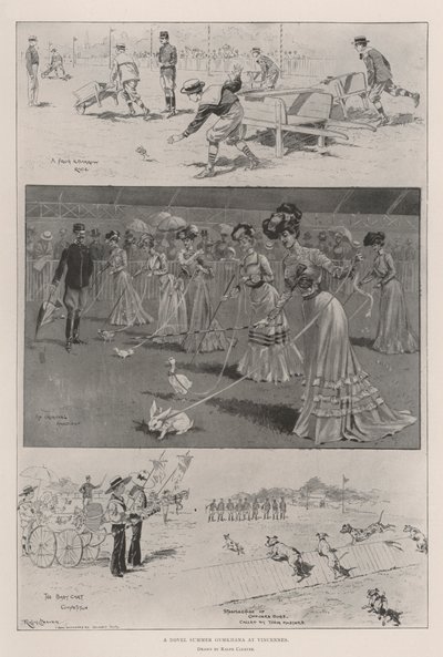 En roman Summer Gymkhana i Vincennes af Ralph Cleaver